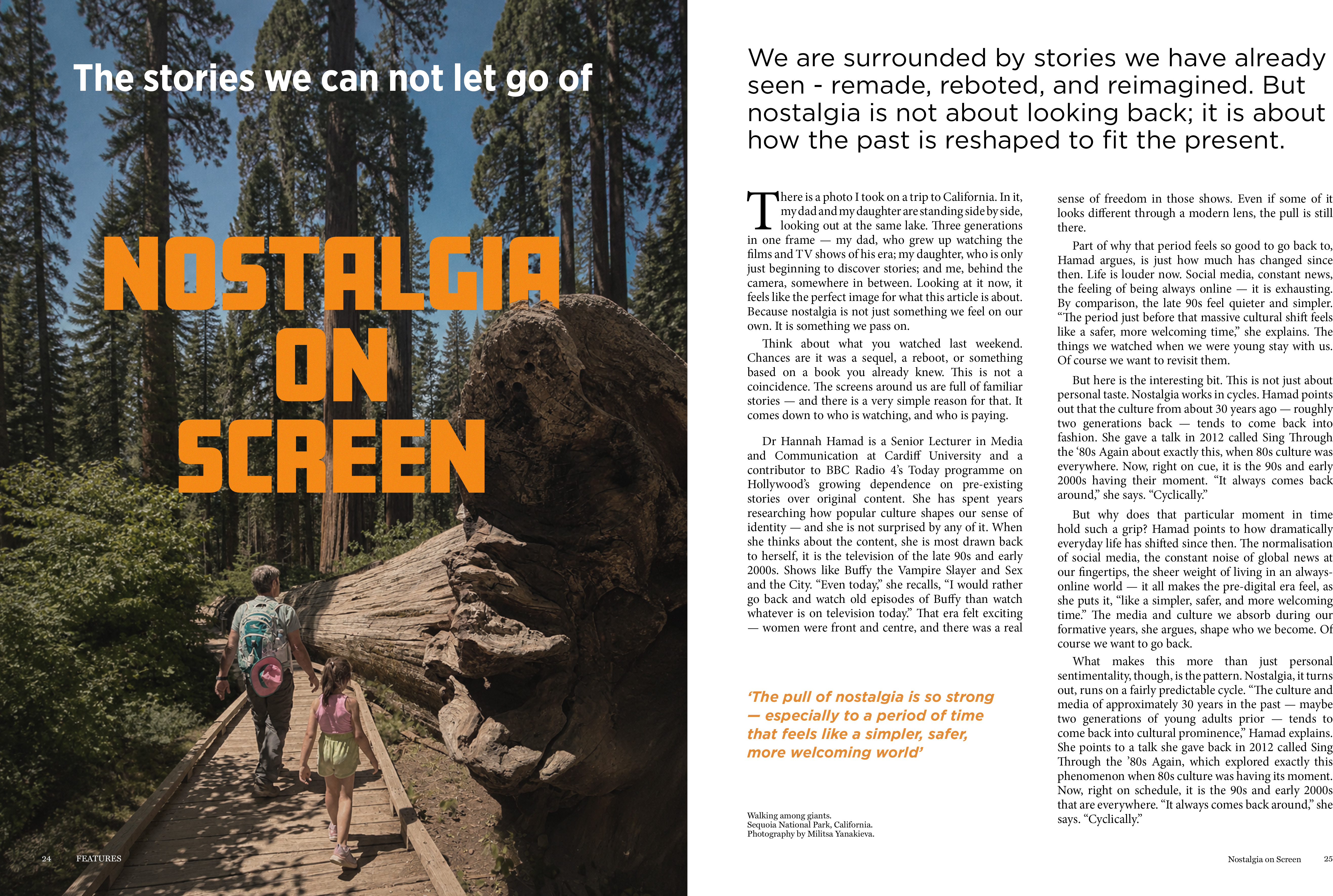 CULTŪRA — Nostalgia on Screen spread