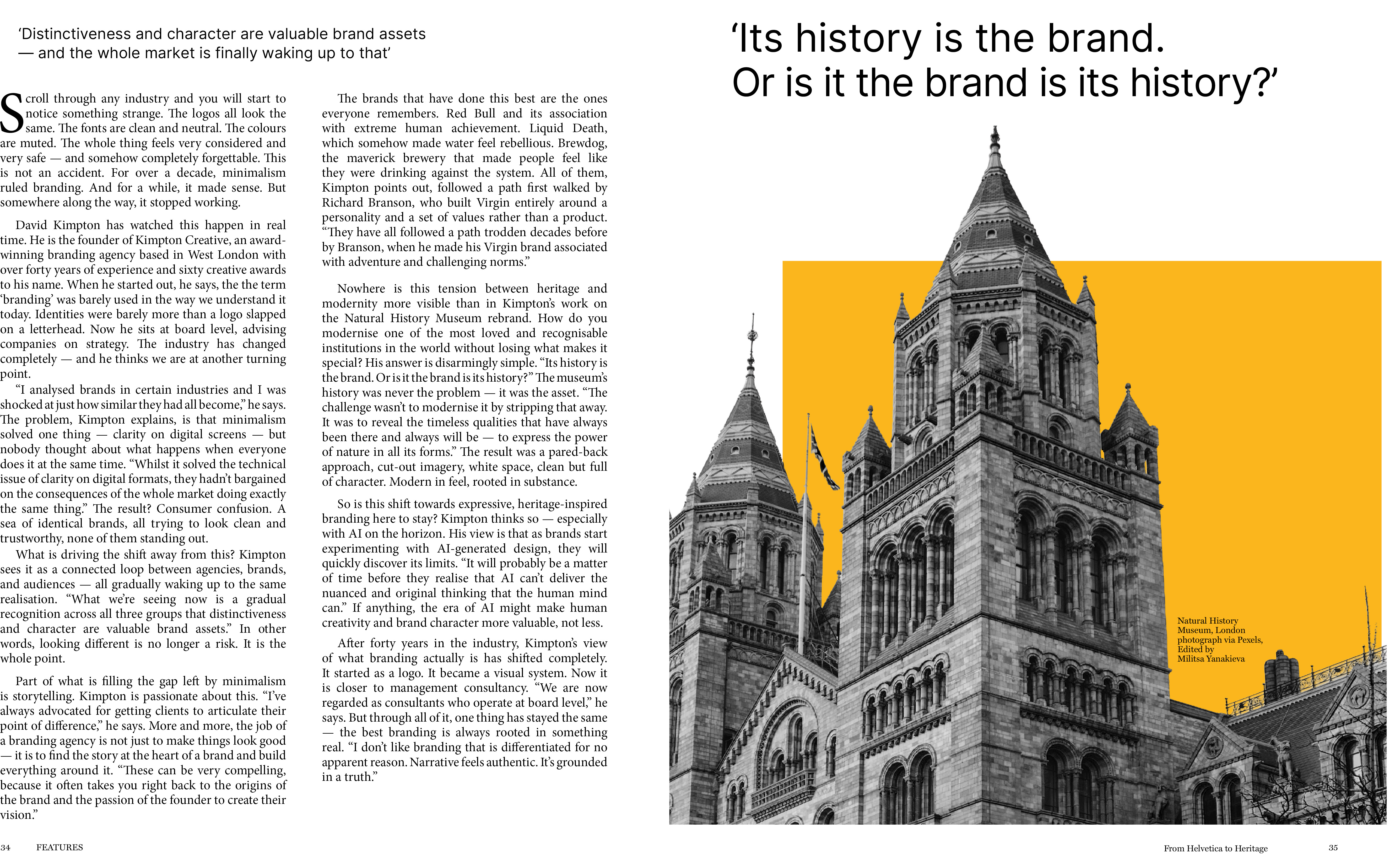CULTŪRA — From Helvetica to Heritage spread